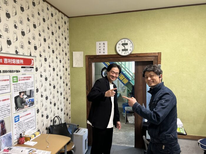 ナレッジ　安原氏来社