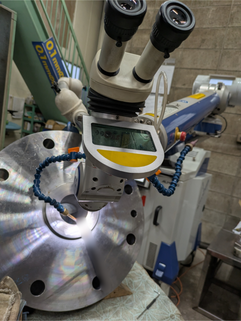 レーザー溶接　金型補修