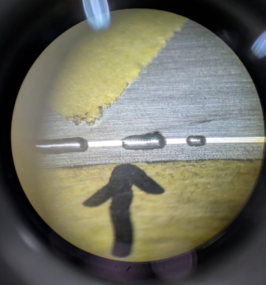 レーザー溶接でSUS316部品を補修(Φ600×30)